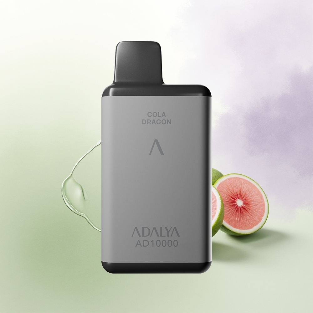 Adalya AD 10000 Pūšu Vienreizējās Lietošanas Vape Kola Pūķis Alumīnija Caurule