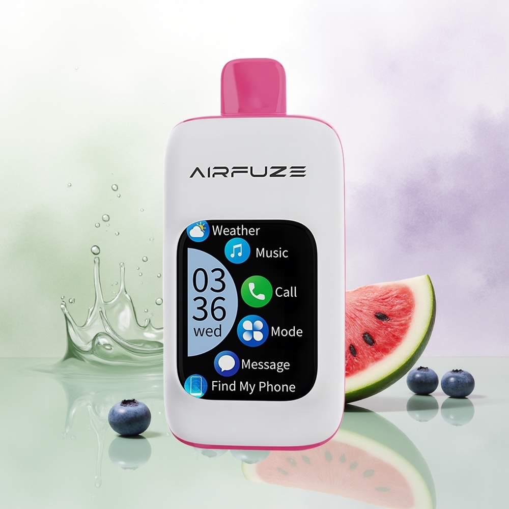 AirFuze Smart 30000 Puffs Vienreizējās Lietošanas Vape Aroniju Arbūzs 5 Type-C