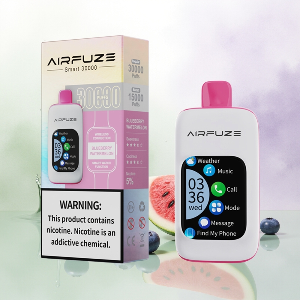 AirFuze Smart 30000 Puffs Vienreizējās Lietošanas Vape Aroniju Arbūzs 5 Type-C