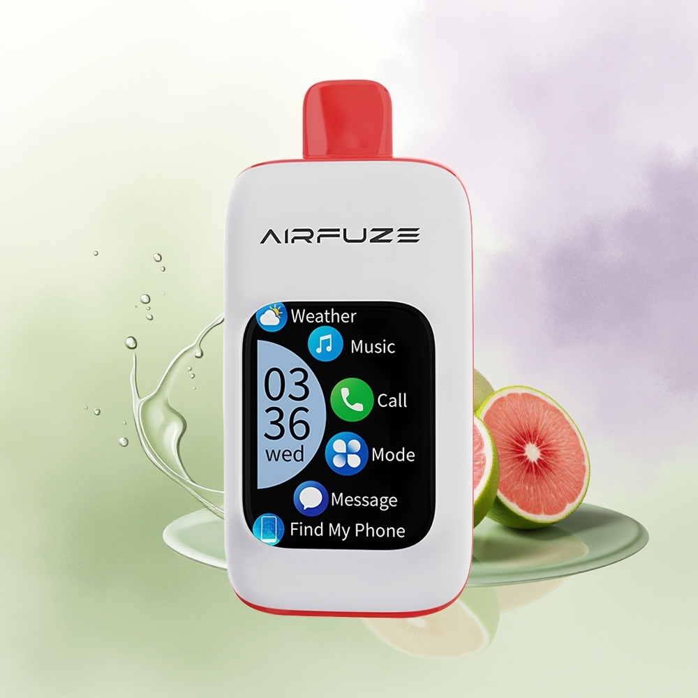 AirFuze Smart 30000 Puffs Vienreizējās Lietošanas Vape Skābā Lush Gummy ar 5 Nikotīna un Type-C Uzlādi