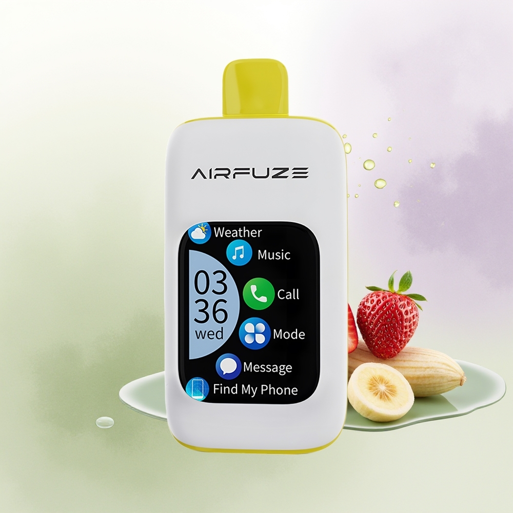 AirFuze Smart 30000 Puffu Vienreizējās Lietošanas Vape Zemeņu Banāns 5 900mAh