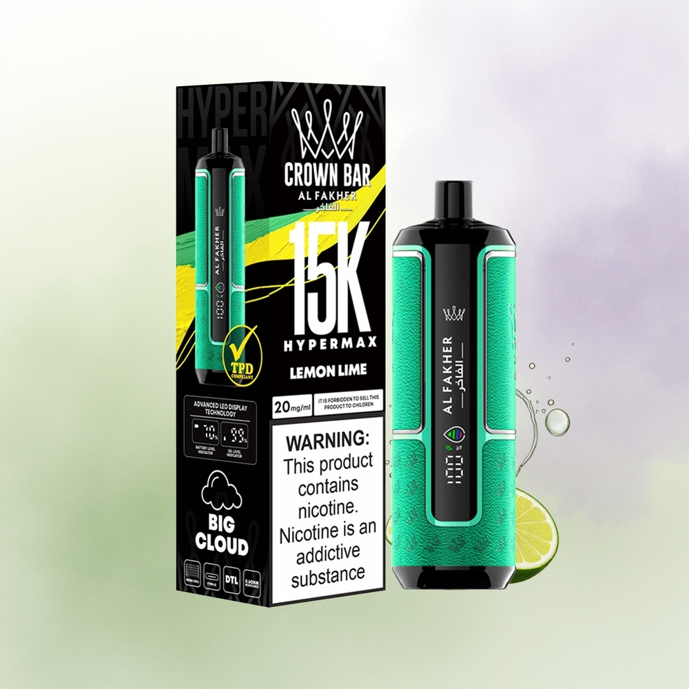 Al Fakher Crown Bar 15K Citrons Laims Kompakts