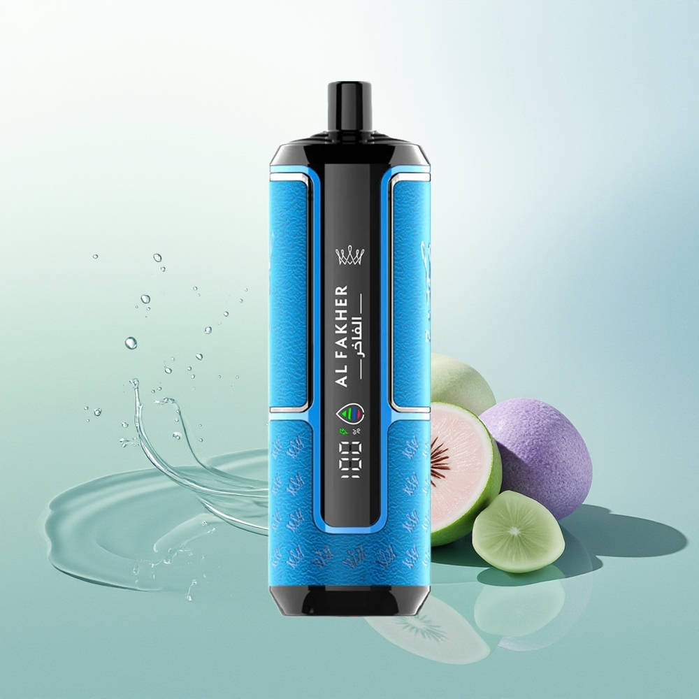Al Fakher Crown Bar 15K Zilā Okeāna Vienreizējās Lietošanas Vape Kit 22ml 600mAh
