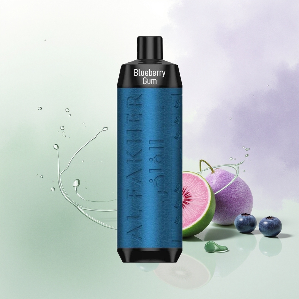 Al Fakher Crown Bar 8000 Zilais Gumenes Vienreizējās Lietošanas Vape 18ml USB Type-C