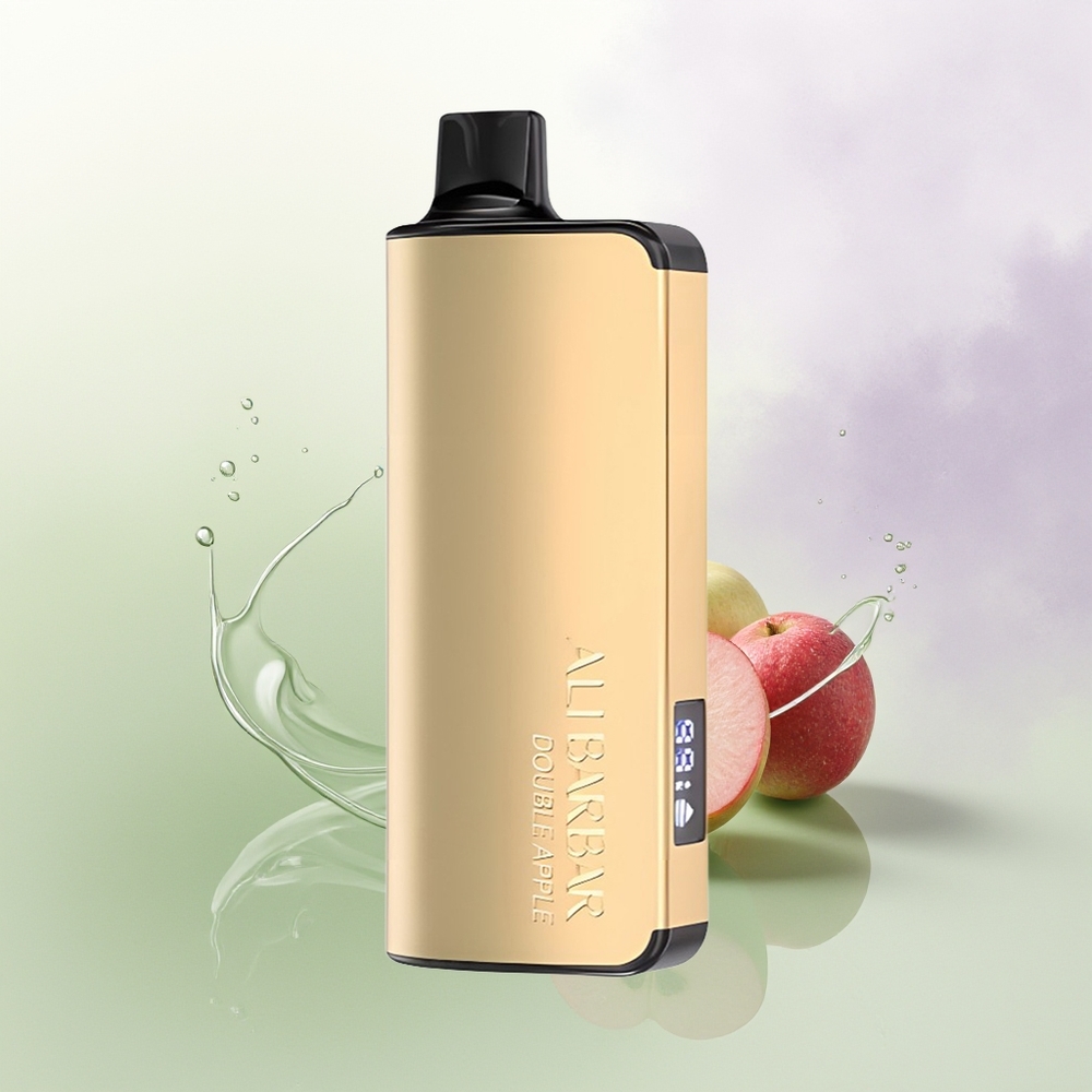 Alibarbar Ingot 9000 Puffs Vienreizējās Lietošanas Vape Dubultā Ābeles + 2350mAh + LED Displejs