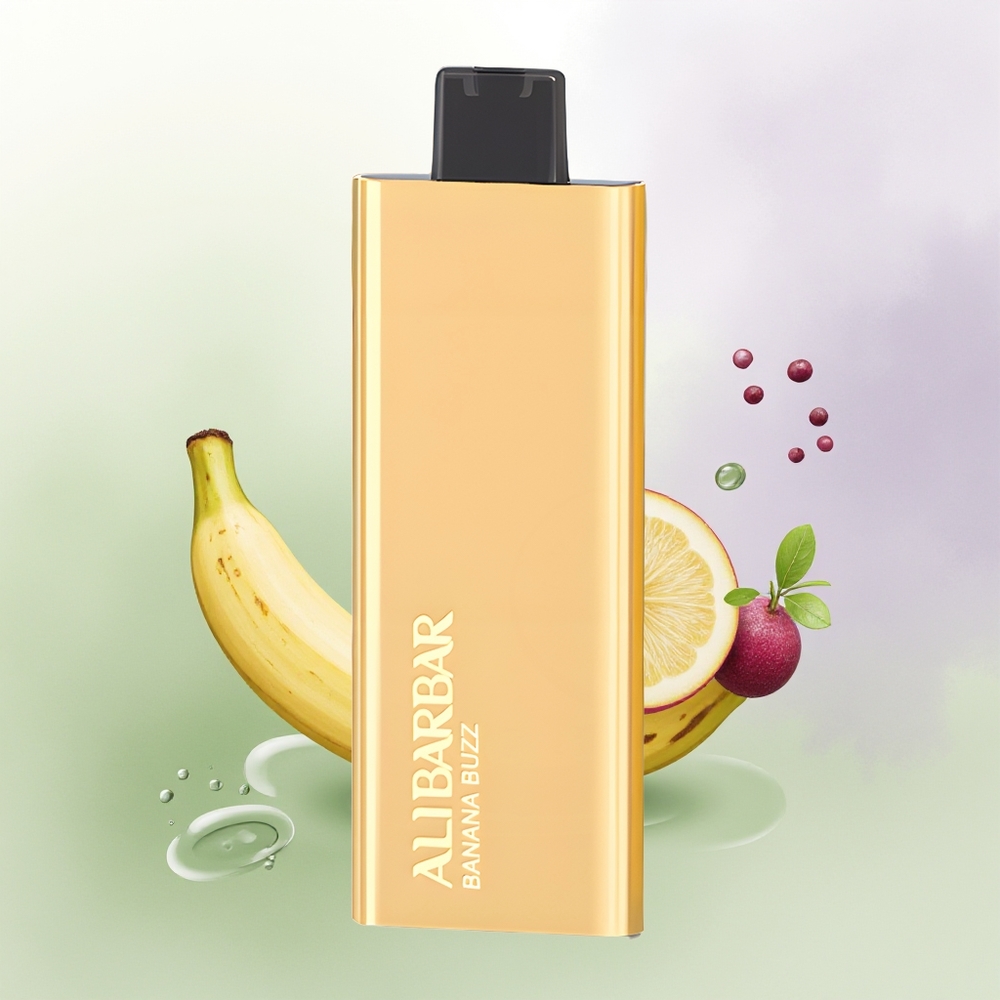 Alibarbar Pandora 7000 Pūšanas Banānu Bzz Vienreizējās Lietošanas Vape 17 ml