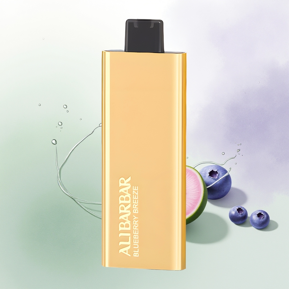 Alibarbar Pandora 7000 Pūšas Izmērītais Vape Zilenes Vēsma 17ml
