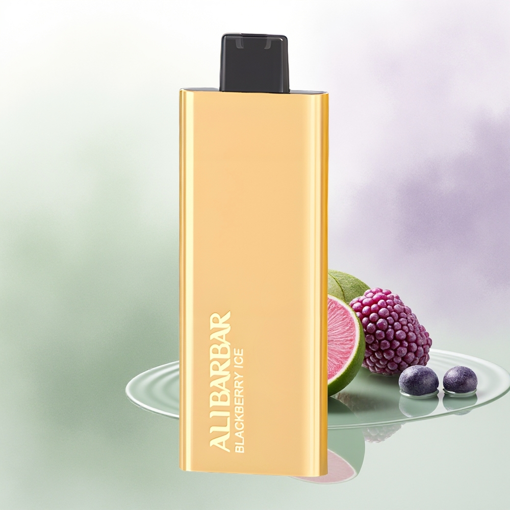 Alibarbar Pandora 7000 Pūšieni Melnā Oga Ledus Vienreizējās Lietošanas Vape 17 ml