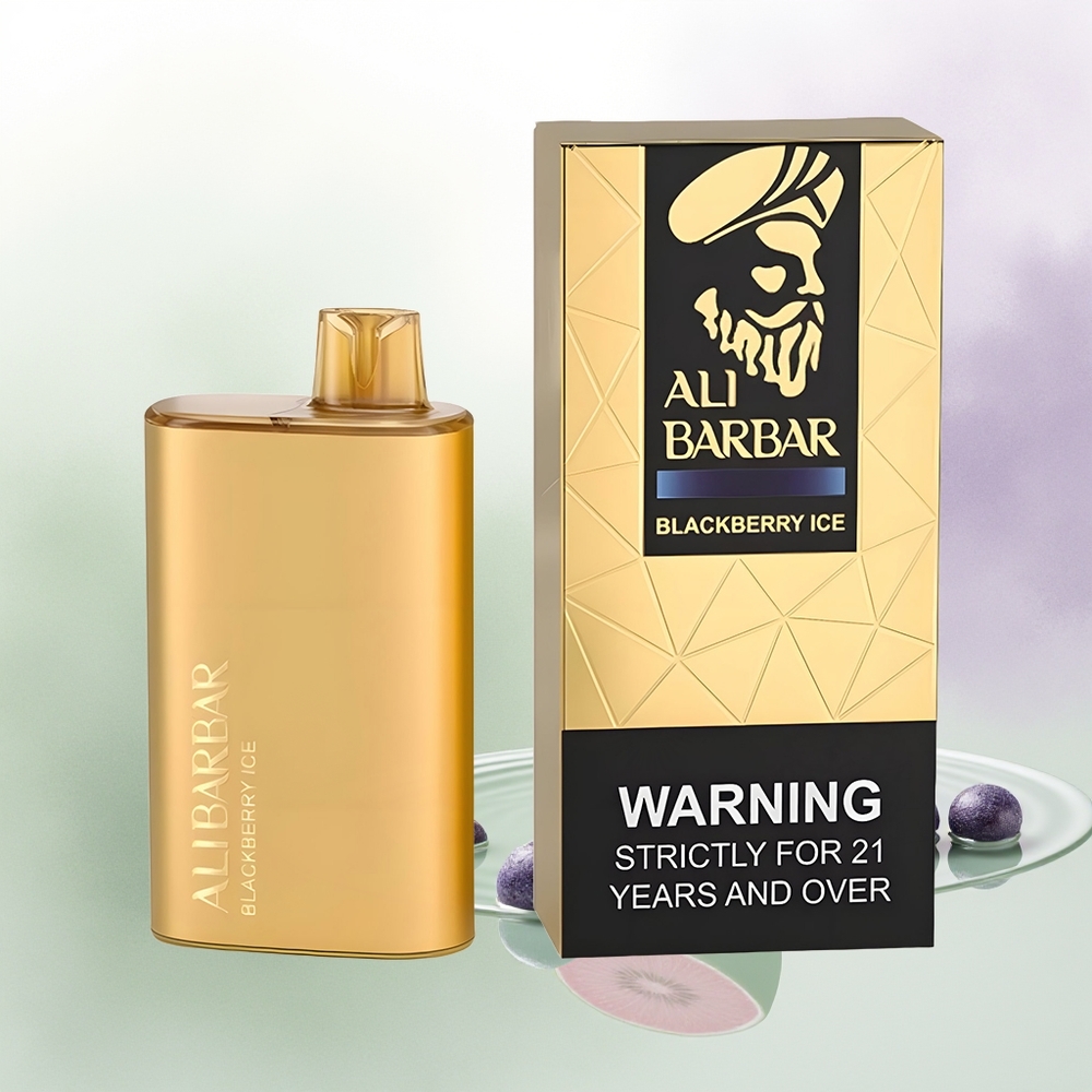 Alibarbar Rich 8000 Puffs Vienreizējās Lietošanas Vape Melnā Oga Ledus 20ml 2000mAh
