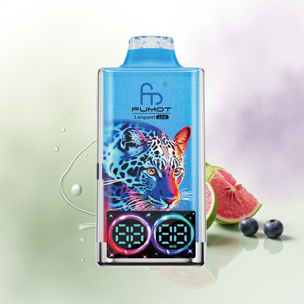 Fumot Leopard 40K Puffs Jauktas Ogulāju Vienreizējās Lietošanas Vape 0 Nicotine Type-C Charging