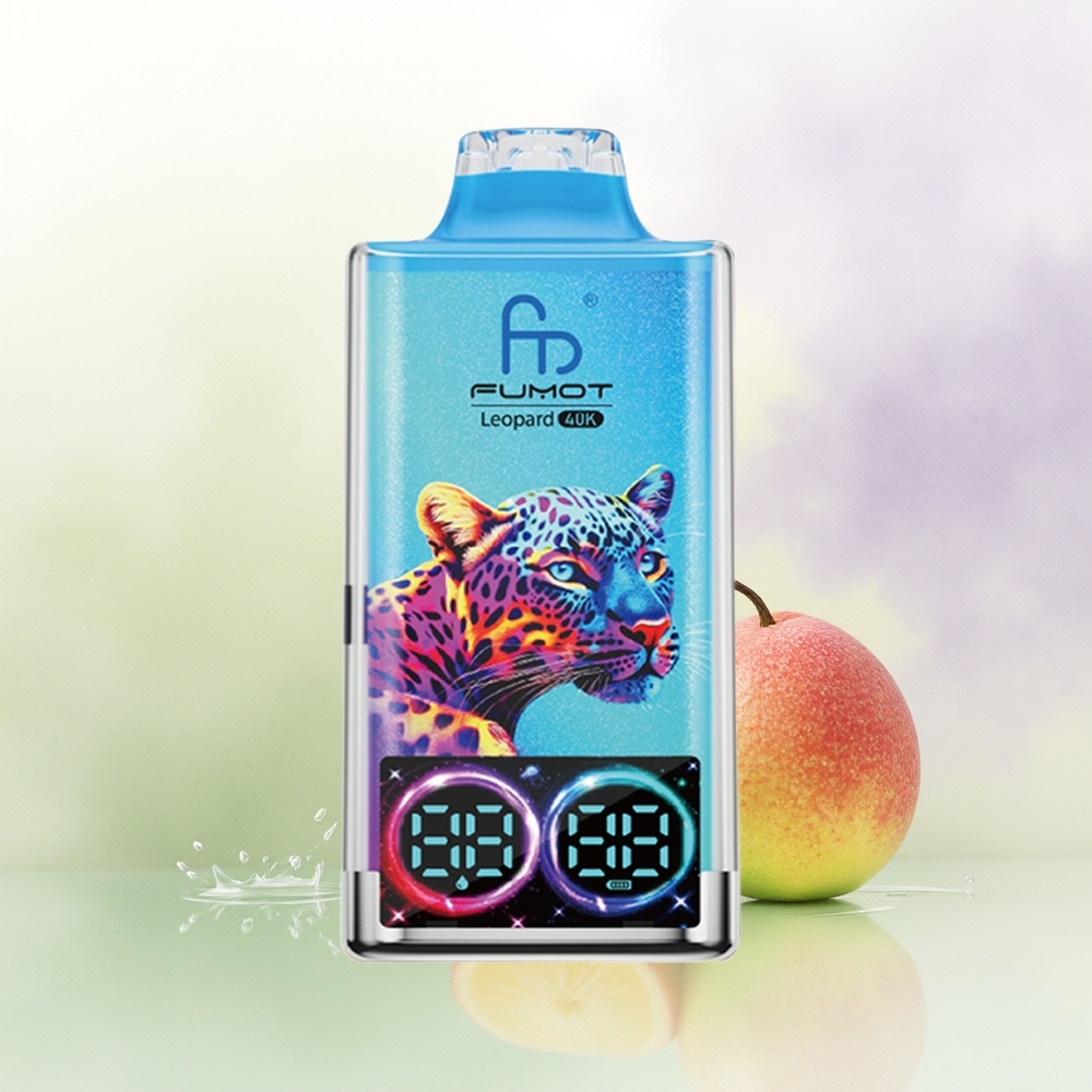 Fumot Leopard 40K Puffs Persiku Manga Ananāsa Vienreizējās Lietošanas Vape 5 Nicotine 700mAh Battery