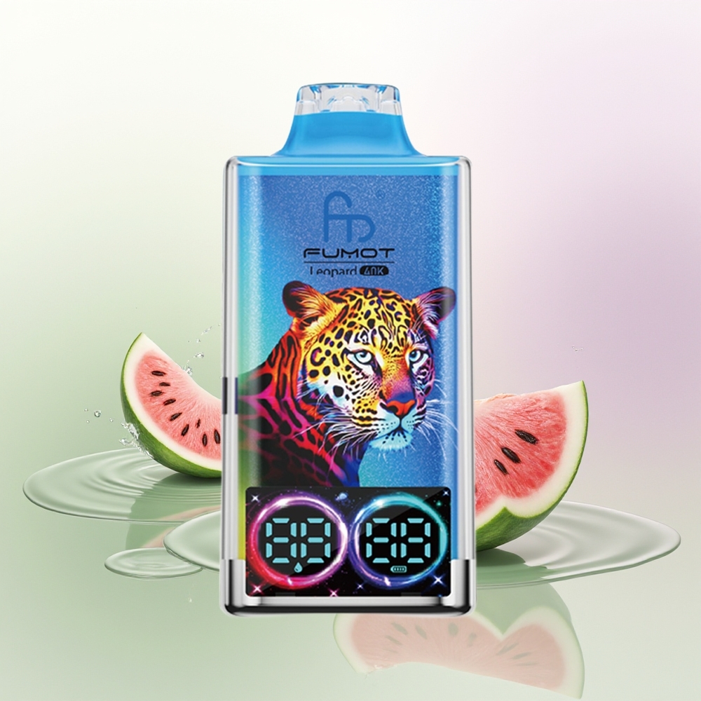 Fumot Leopard 40K Pūtas Vienreizējās Lietošanas Vape Arbūzu Bubblegum 5 Nicotine 700mAh Battery
