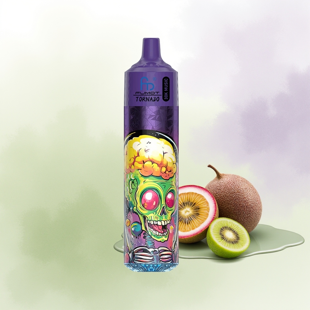 Fumot RandM Tornado 30000 Pūšu Kivi Pasiflora Guava 30mL LED