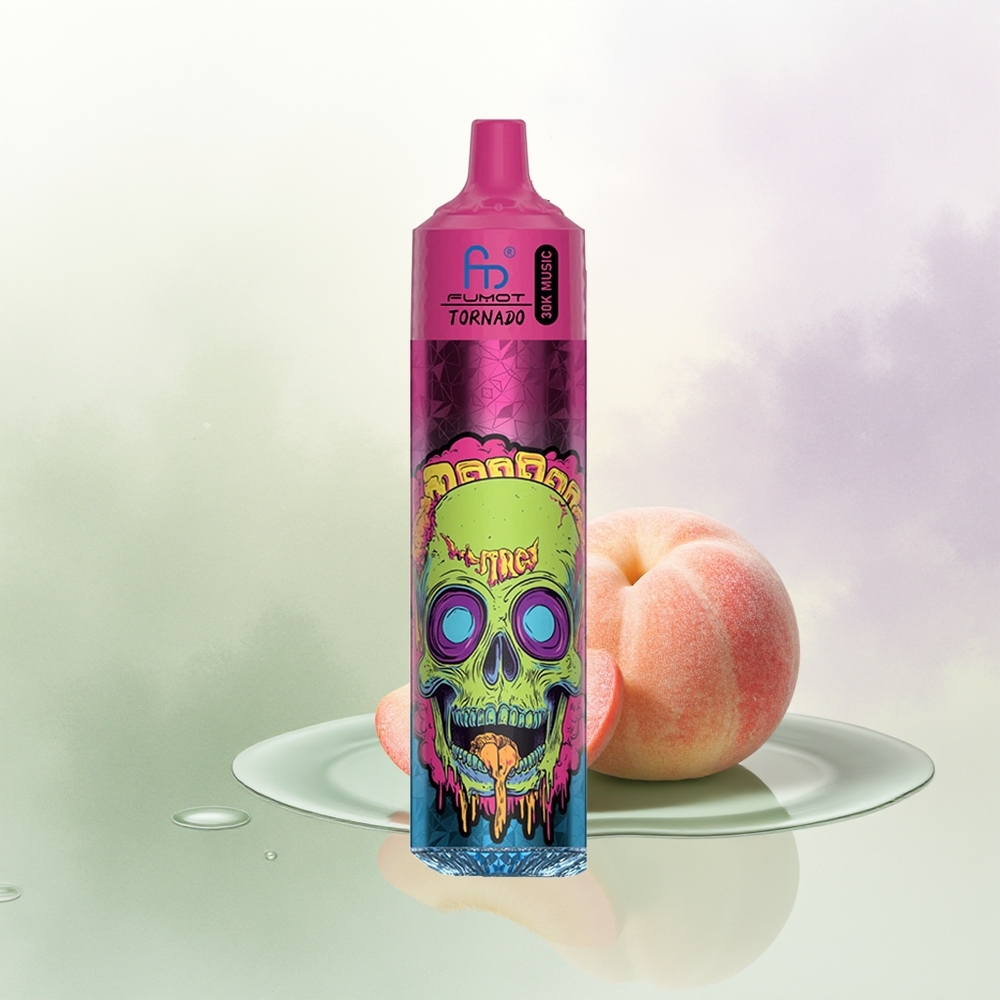 Fumot RandM Tornado 30000 Pūšu Persiku Ledus 30mL 600mAh