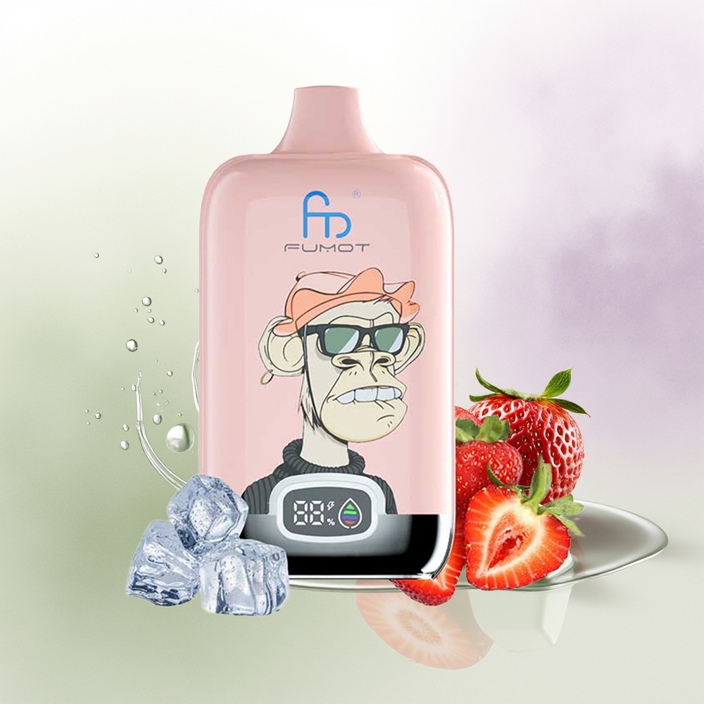 Fumot Tornado 12000 Pūšu Zemeņu Ledus MTL 20ml Tipa-C