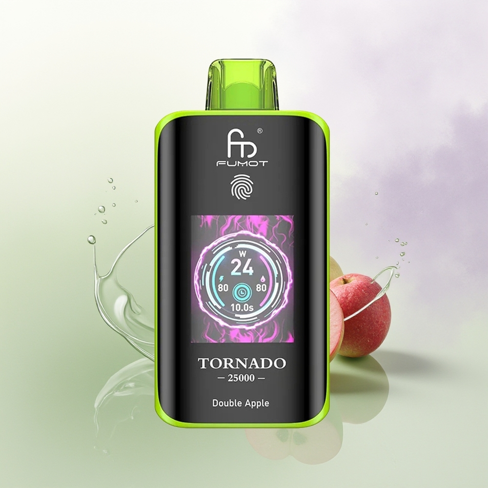 Fumot Tornado 25000 Puffs Dubultā Ābele 20ml 700mAh