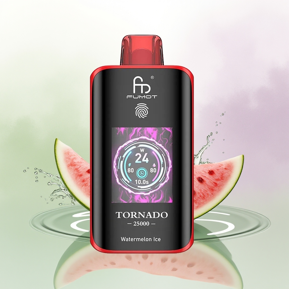 Fumot Tornado 25000 Pūšu Arbūzu Ledus ar 700mAh Akumulatoru un Type-C Uzlādi