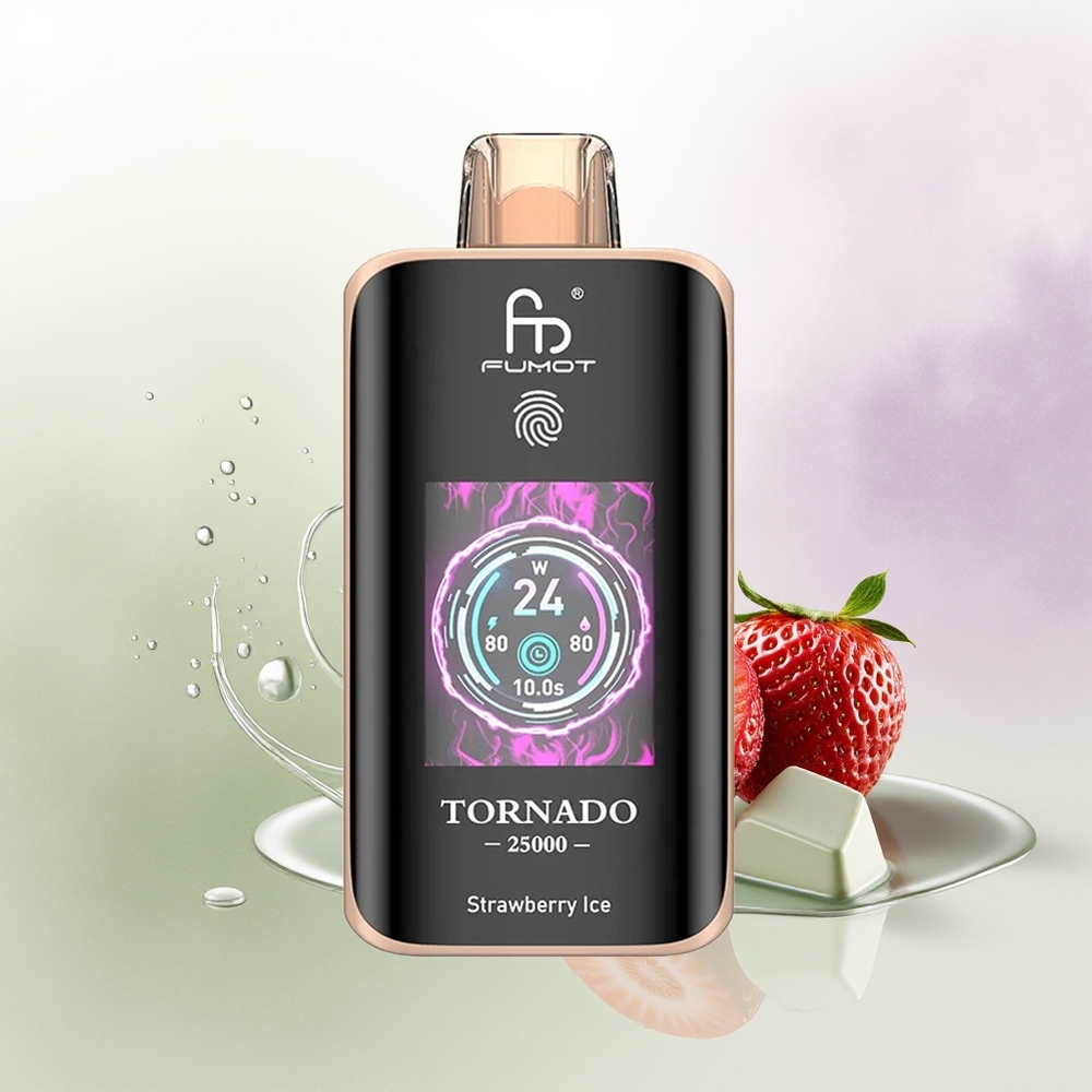 Fumot Tornado 25000 Pūšu Zemeņu Ledus 700mAh 20ml