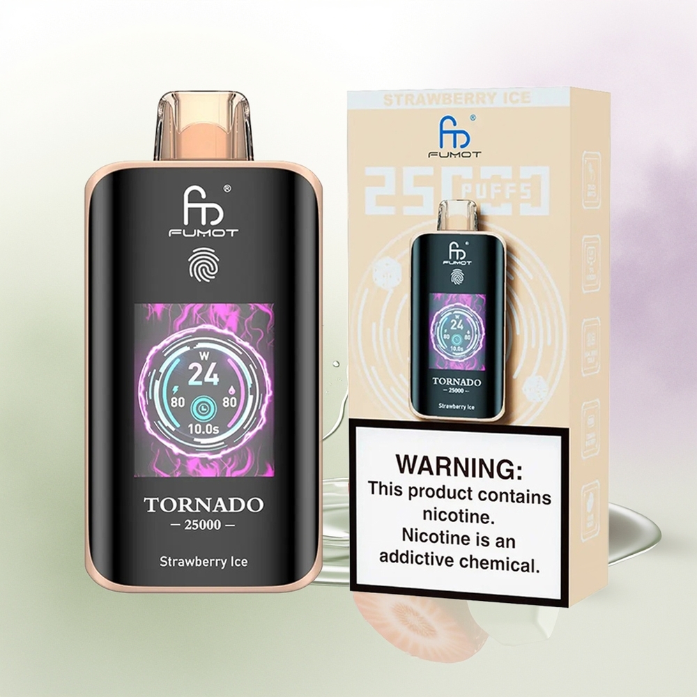 Fumot Tornado 25000 Pūšu Zemeņu Ledus 700mAh 20ml