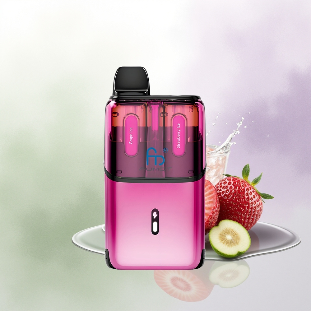 Fumot Ultra T32000 32000 Puffi Vīnogu Ledus - Zemeņu Ledus 24ml