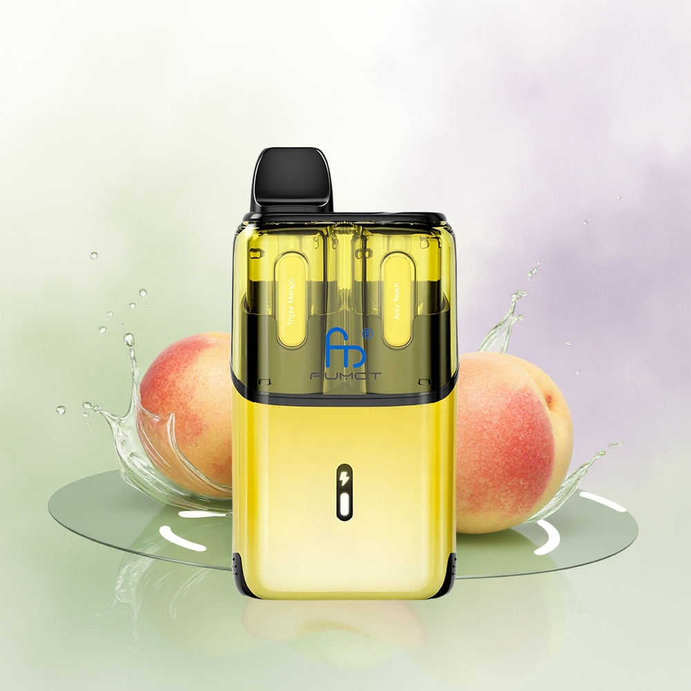 Fumot Ultra T32000 32K Puffu Trīs Mango - Džsūsija Persiks 24ml