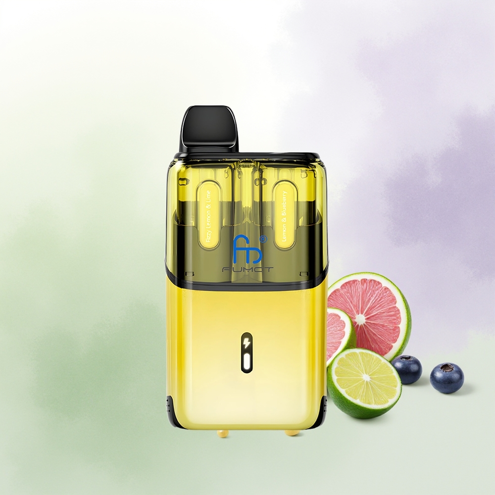 Fumot Ultra T32000 Vienreizējās Lietošanas Vape 32000 Puffi 20mg Dzirkstošais Citrons  Laims - Citrons  Zilene