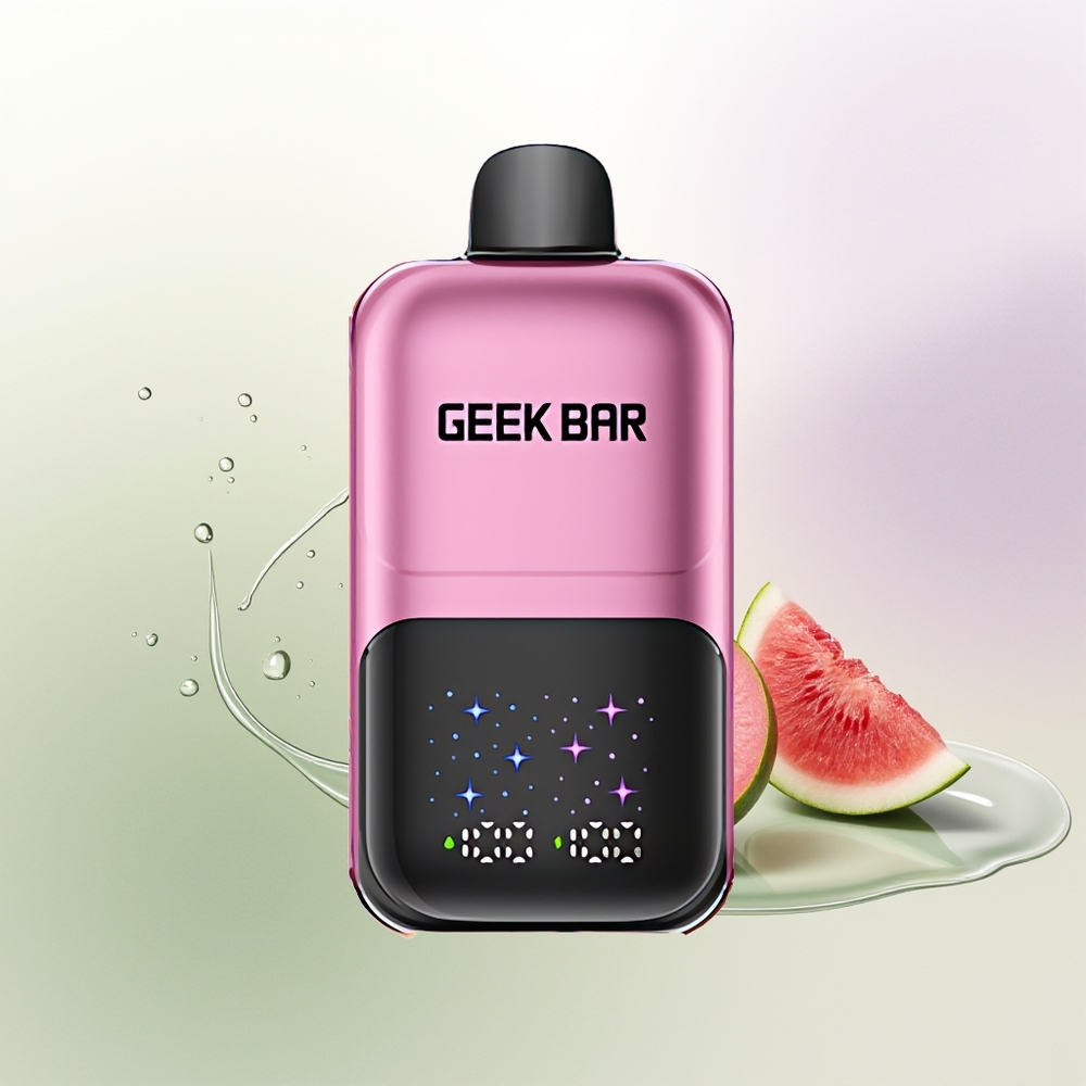 GEEK BAR 2GO 50000 Pūšu Persiku  Arbūzu Lielais Ekrāns 20ml