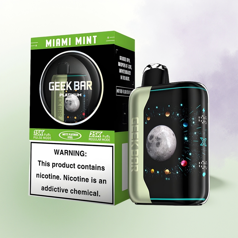 GEEK BAR Platinum Edition 25000 Puffi 20mL Maimi Mētra