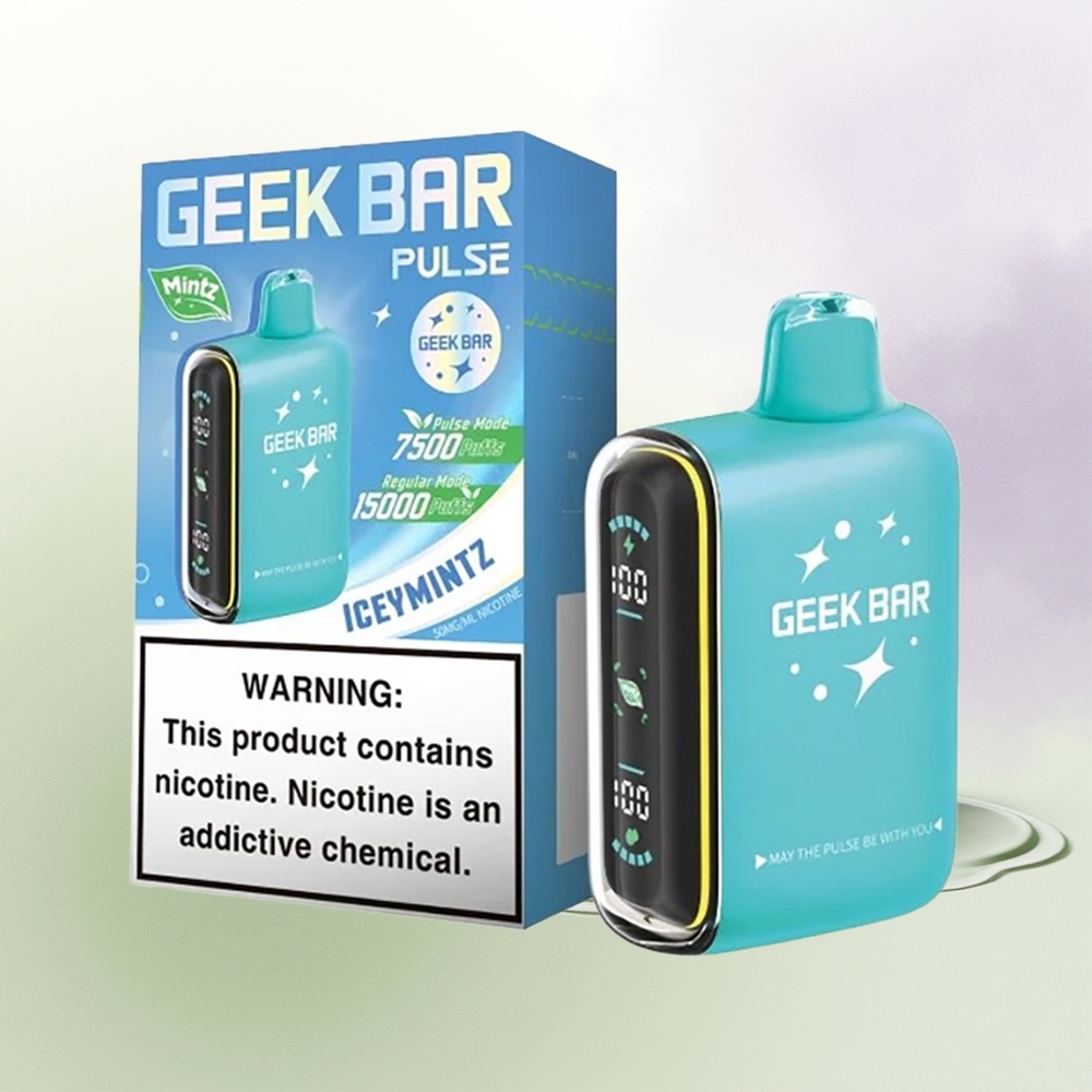 GEEK BAR Pulse 15000 Pūšu Mintz Edīcija 16ML USB Type-C
