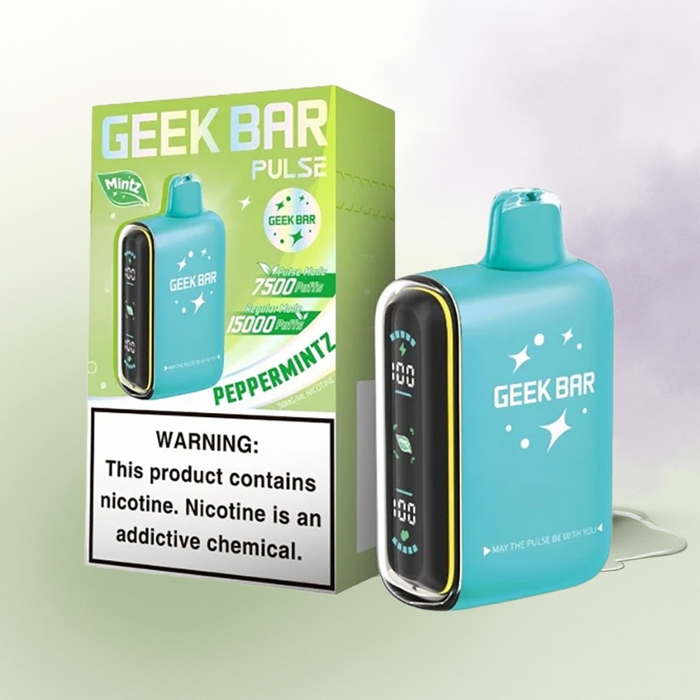 GEEK BAR Pulse 15000 Pūšu Mintz Edīcija 16ML USB Type-C