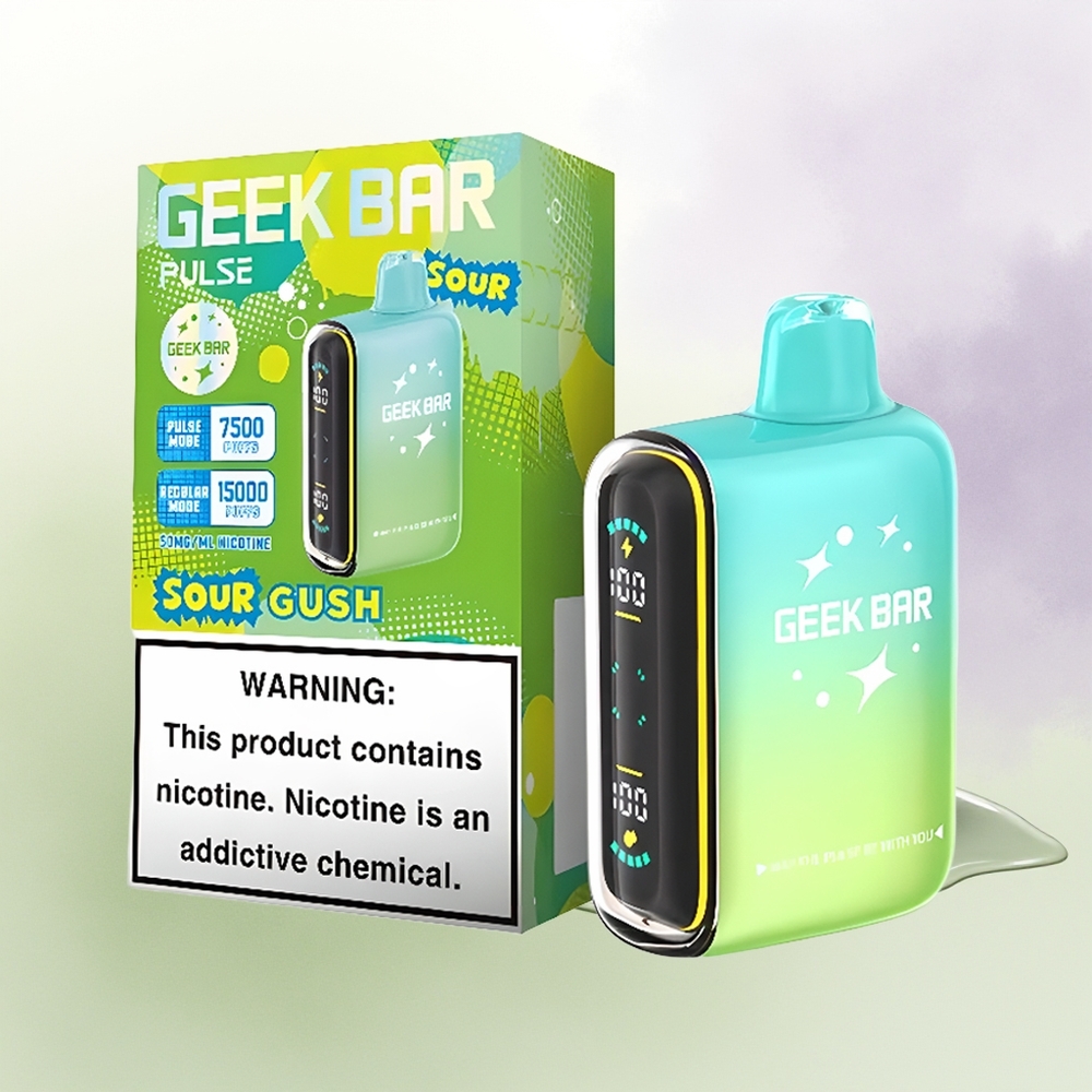 GEEK BAR Pulse 15000 Pūšu Skābais Šķīdis 16ML