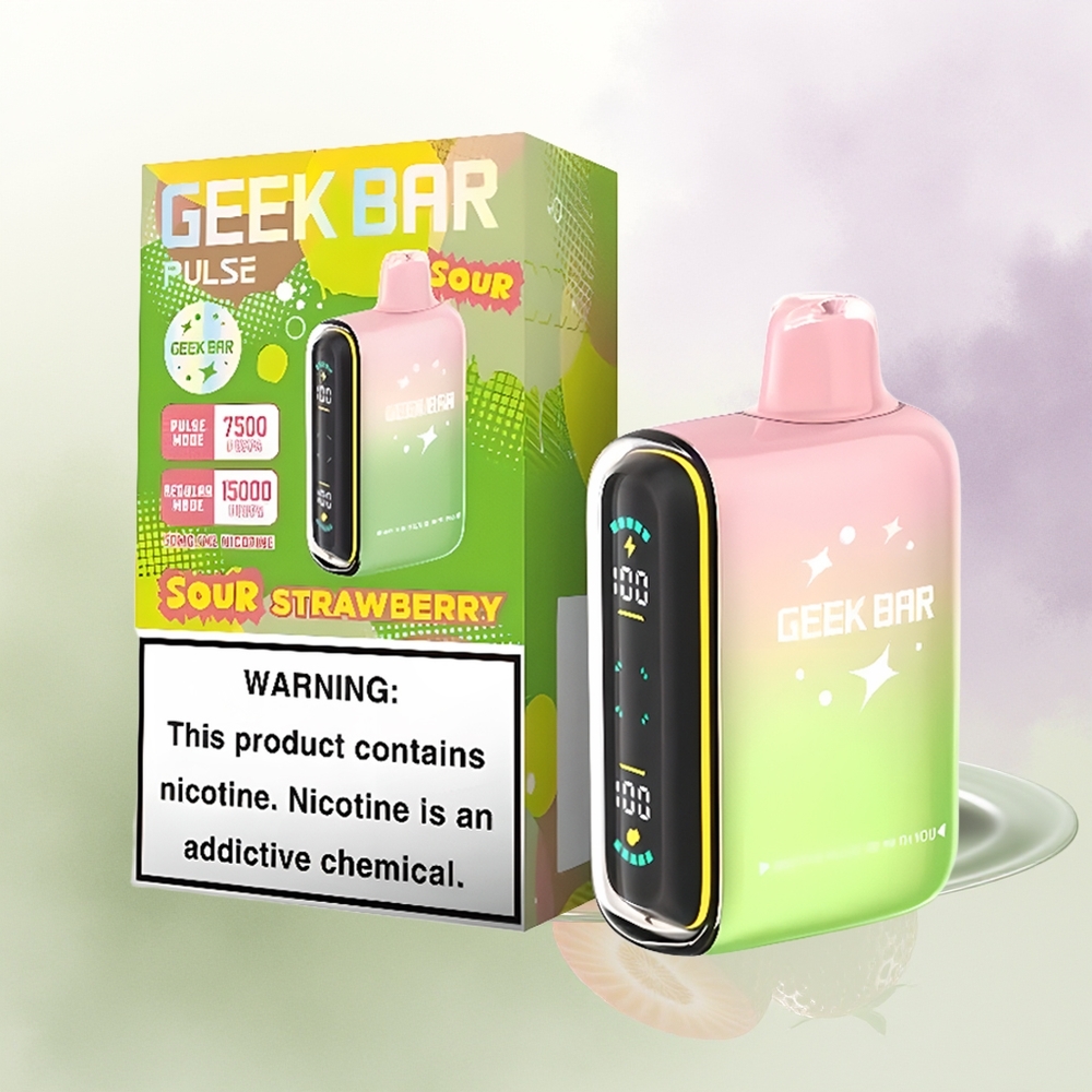 GEEK BAR Pulse 15000 Pūšu Skābais Šķīdis 16ML