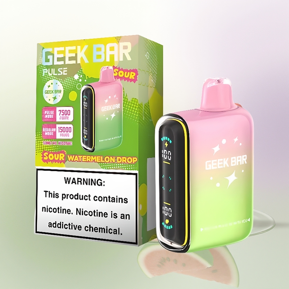 GEEK BAR Pulse 15000 Pūšu Skābais Šķīdis 16ML