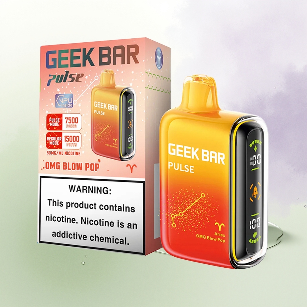GEEK BAR Pulse 15000 Pūšu Zodiaka Izdevums Vienreizējās Lietošanas Vape 16ML 5 Nikotīns