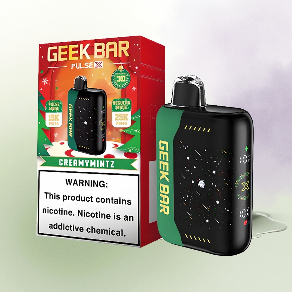 GEEK BAR Pulse X 25000 Puffs 18mL Ziemassvētku Edīcija