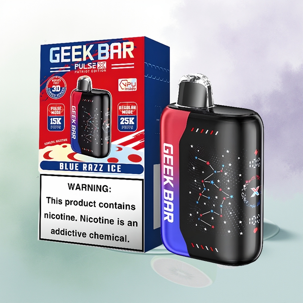 GEEK BAR Pulse X 25000 Pūšanas 18mL Patriota Edīcija