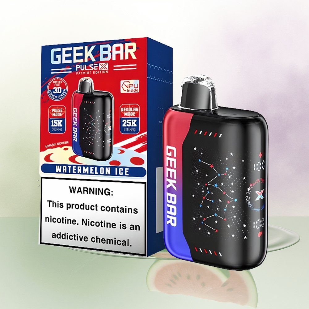 GEEK BAR Pulse X 25000 Pūšanas 18mL Patriota Edīcija