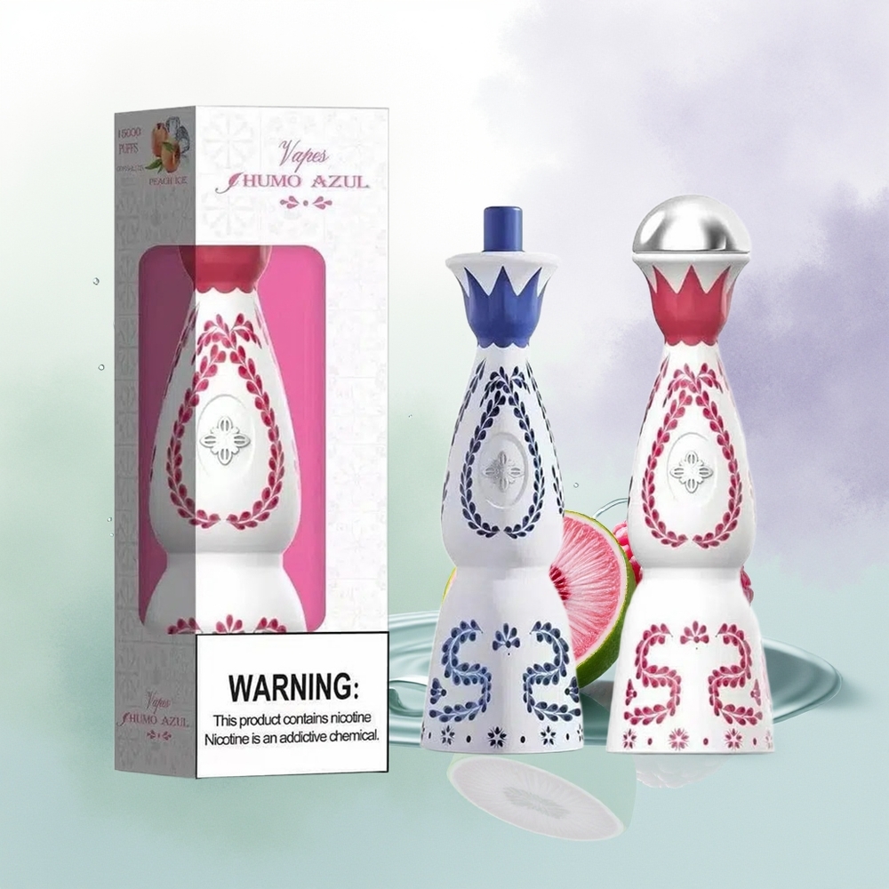 HUMO Azul 15000 Puffs Vienreizējās Lietošanas Vape Zilā Mežā Cūka 20mL 5 Nikotīna