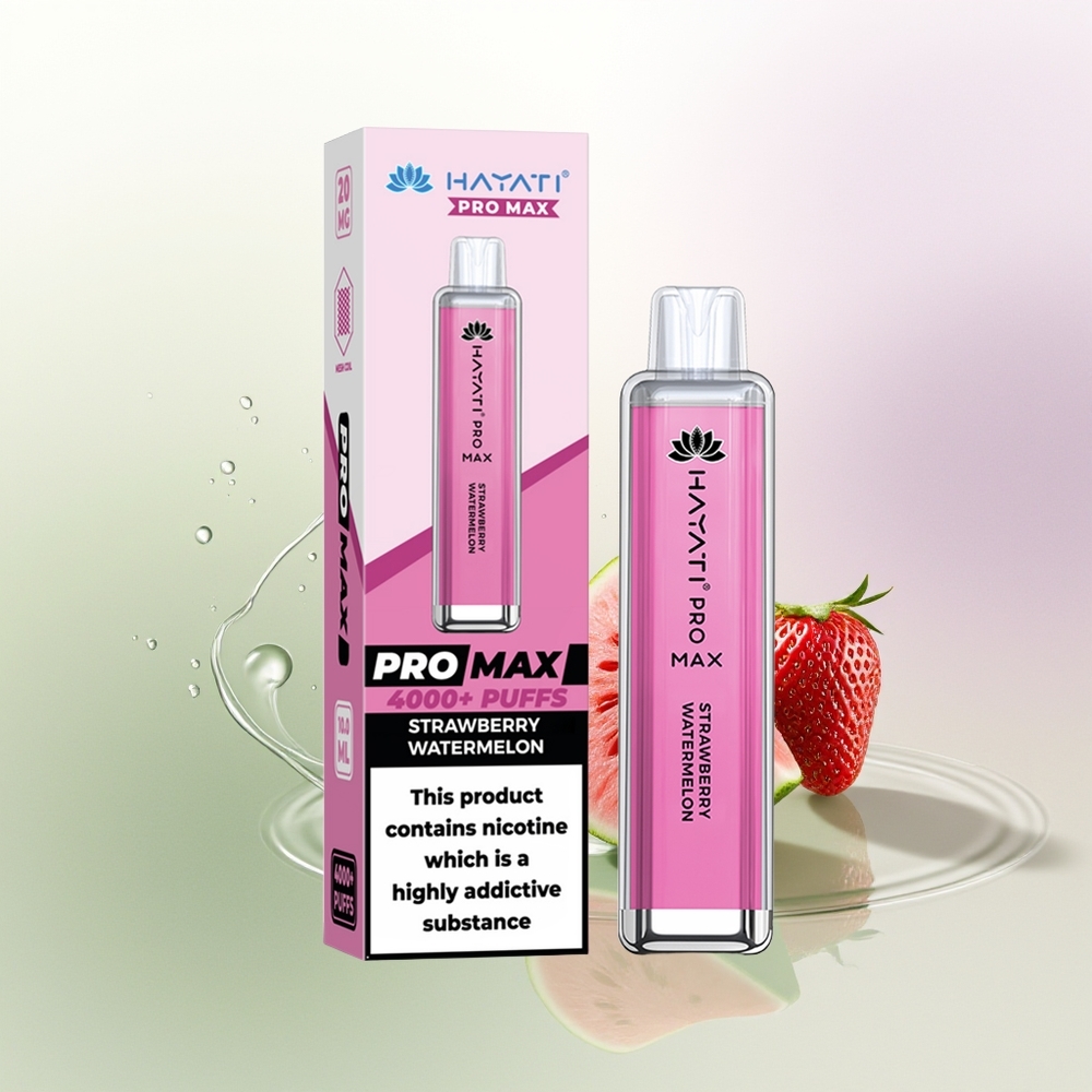 Hayati Pro Max 4000 Iesūkšanas Zemeņu Arbūzs 2ml 1400mAh