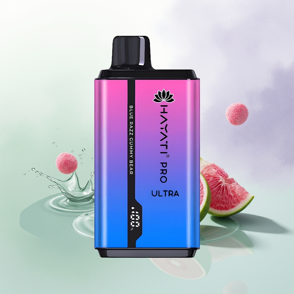 Hayati Pro Ultra 15000 Puffi Zilā Kaķmēteles Rasa + 850mAh