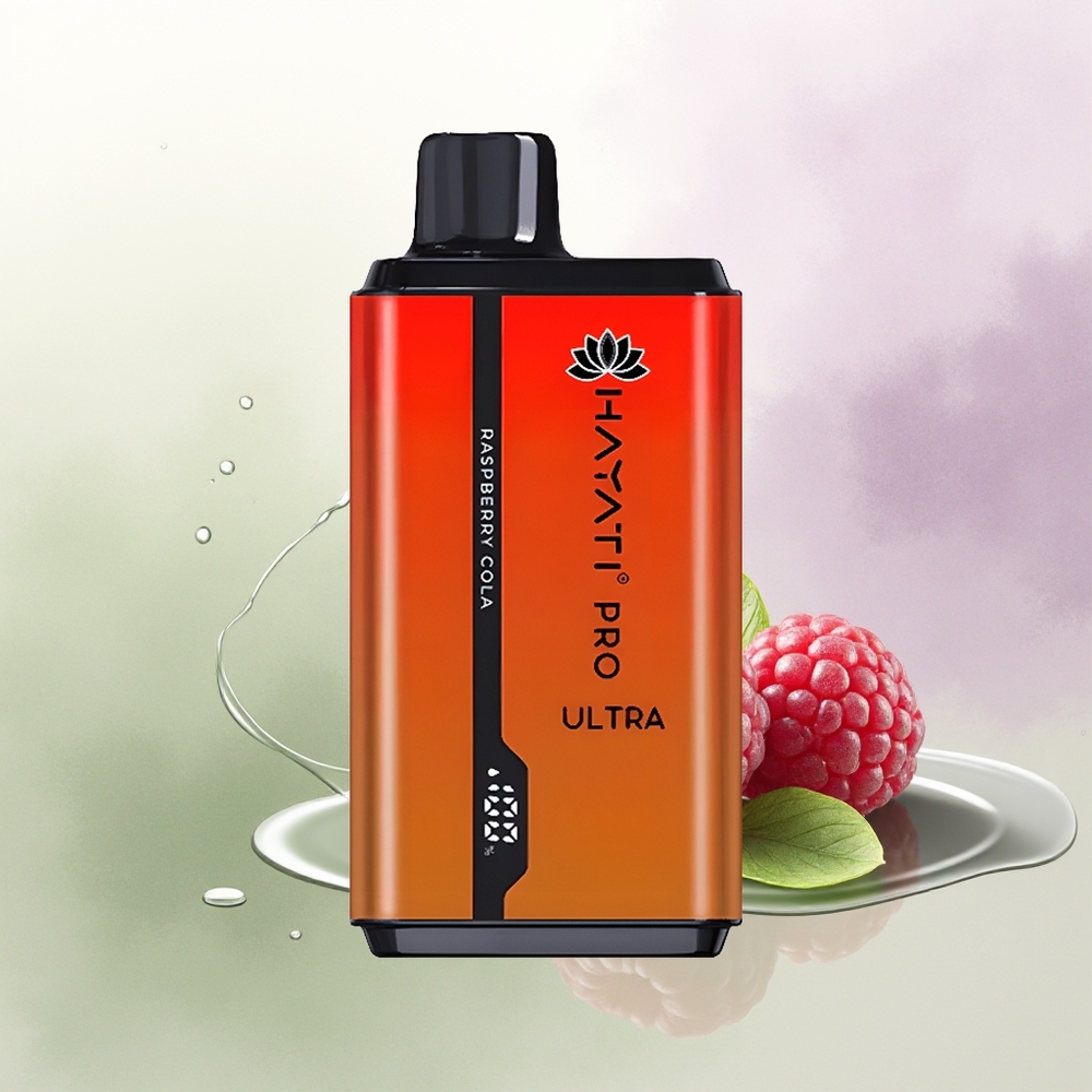Hayati Pro Ultra 15000 Pūšu Aveņu Kolas Vienreizējās Lietošanas Vape