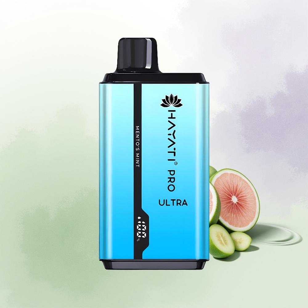 Hayati Pro Ultra 15000 Pūšu MentoS Mētraja Vienreizējās Lietošanas Vape