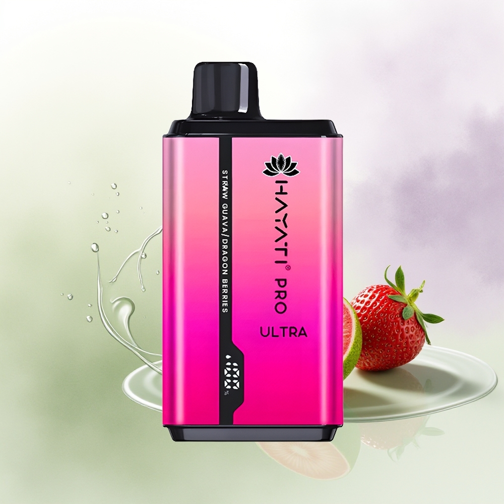 Hayati Pro Ultra 15000 Pūšu Zemeņu Guava Pūķogu 24ml