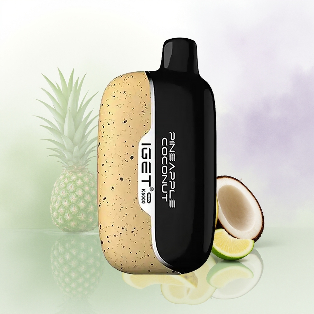 IGET Moon K5000 5000 Pūšanas Ananāsu-Kokosrieksta Vienreizējās Lietošanas Vape PC 815g