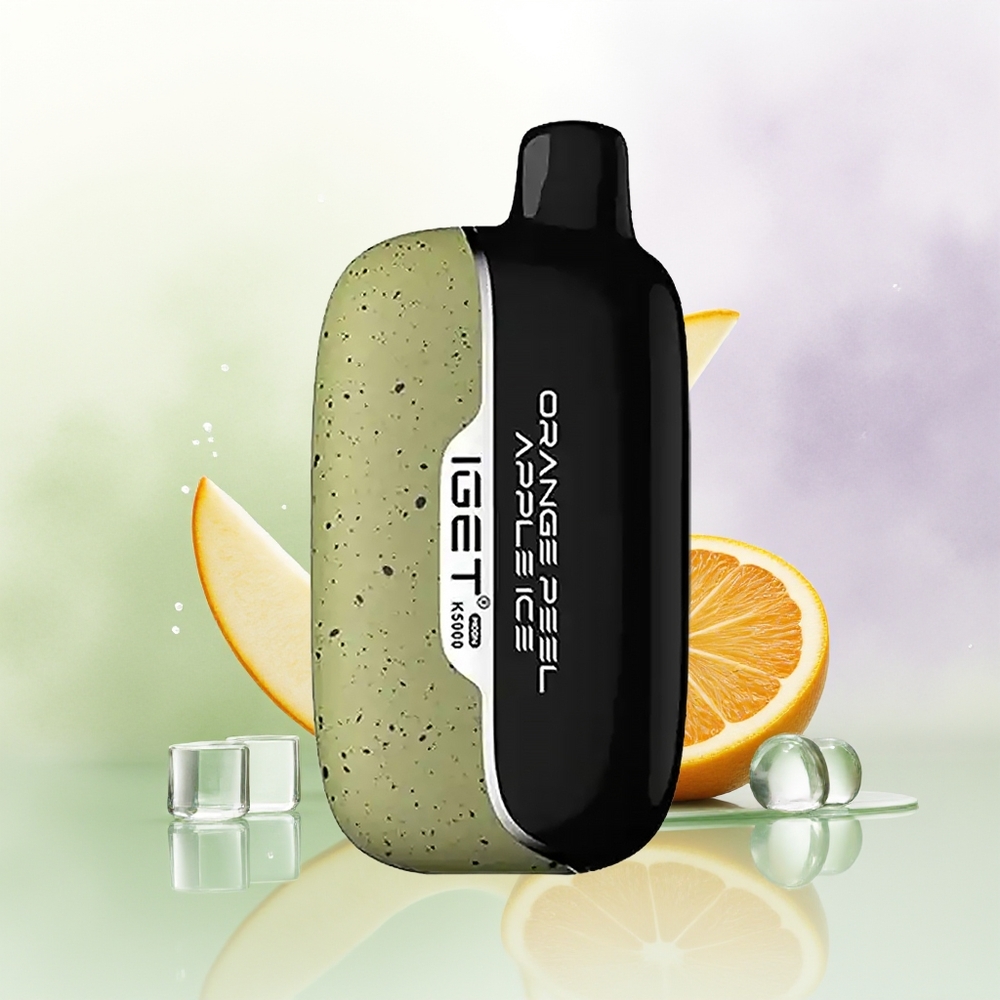 IGET Moon K5000 5000 Pūšu Apelsīnu Mīkla Ābolu Ledus Vienreizējās Lietošanas Vape PC Materiāls
