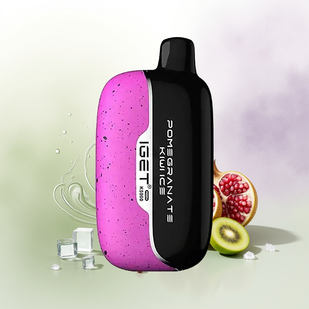 IGET Moon K5000 5000 Pūšu Granātābola Kivi Ledus Vape PC 815 g