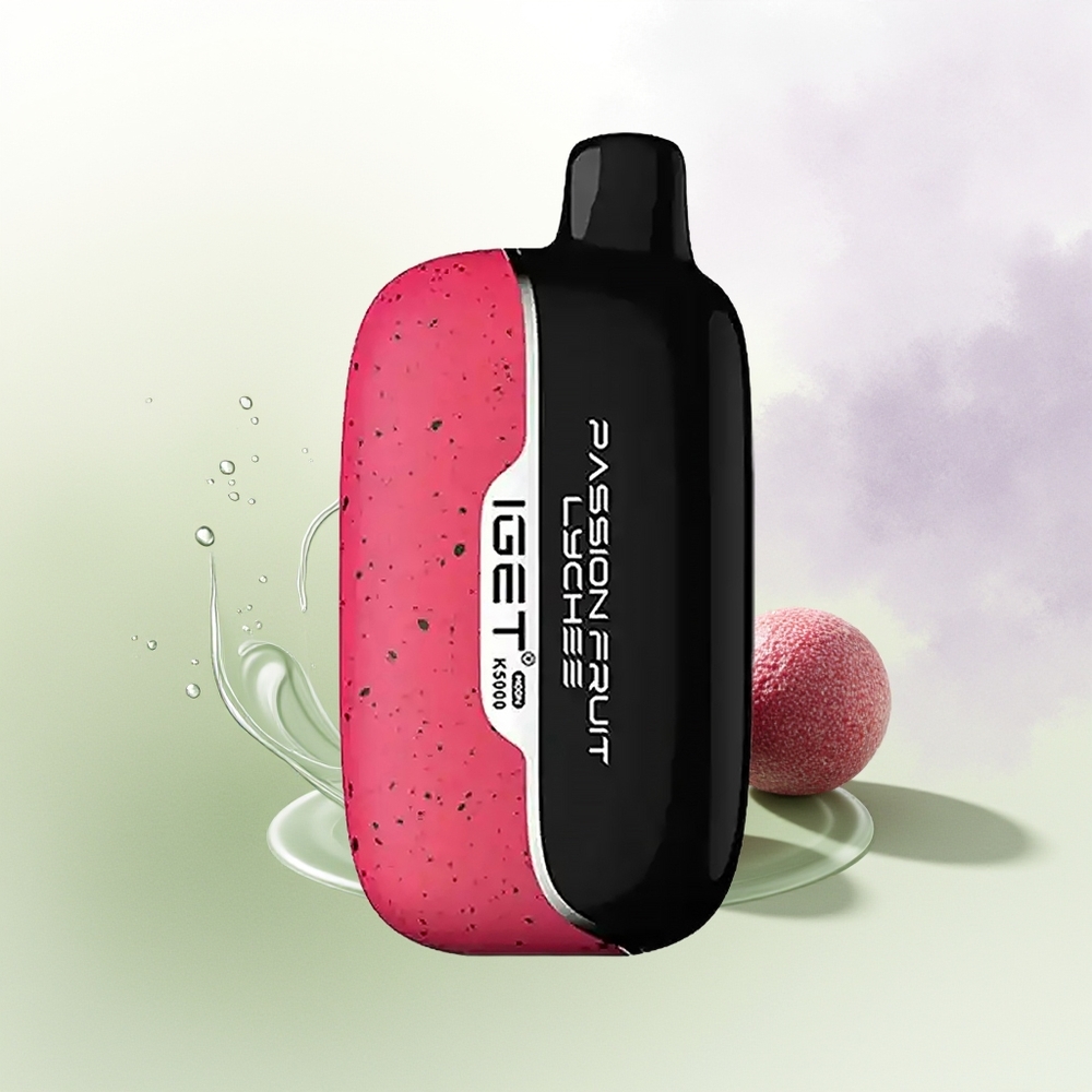 IGET Moon K5000 5000 Pūšu Marakuķu Liči Vienreizējās Lietošanas Vape 815g