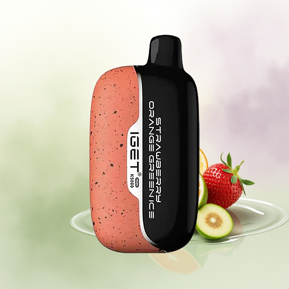 IGET Moon K5000 5000 Pūšu Zemeņu Oranžu Zaļā Ledus Vienreizējās Lietošanas Vape
