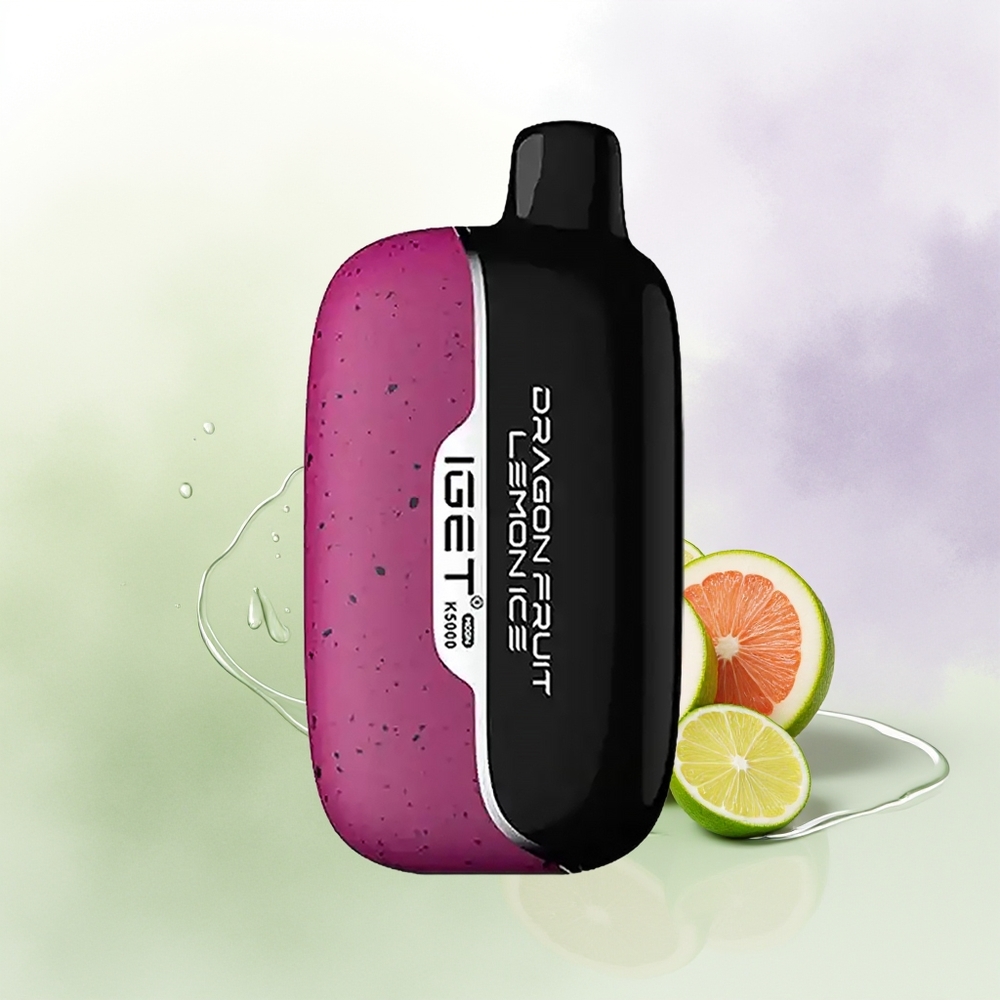 IGET Moon K5000 Pūšas Vienreizējās Lietošanas Vape Dragoņaugļu Citronu Ledus PC 135 Ohm