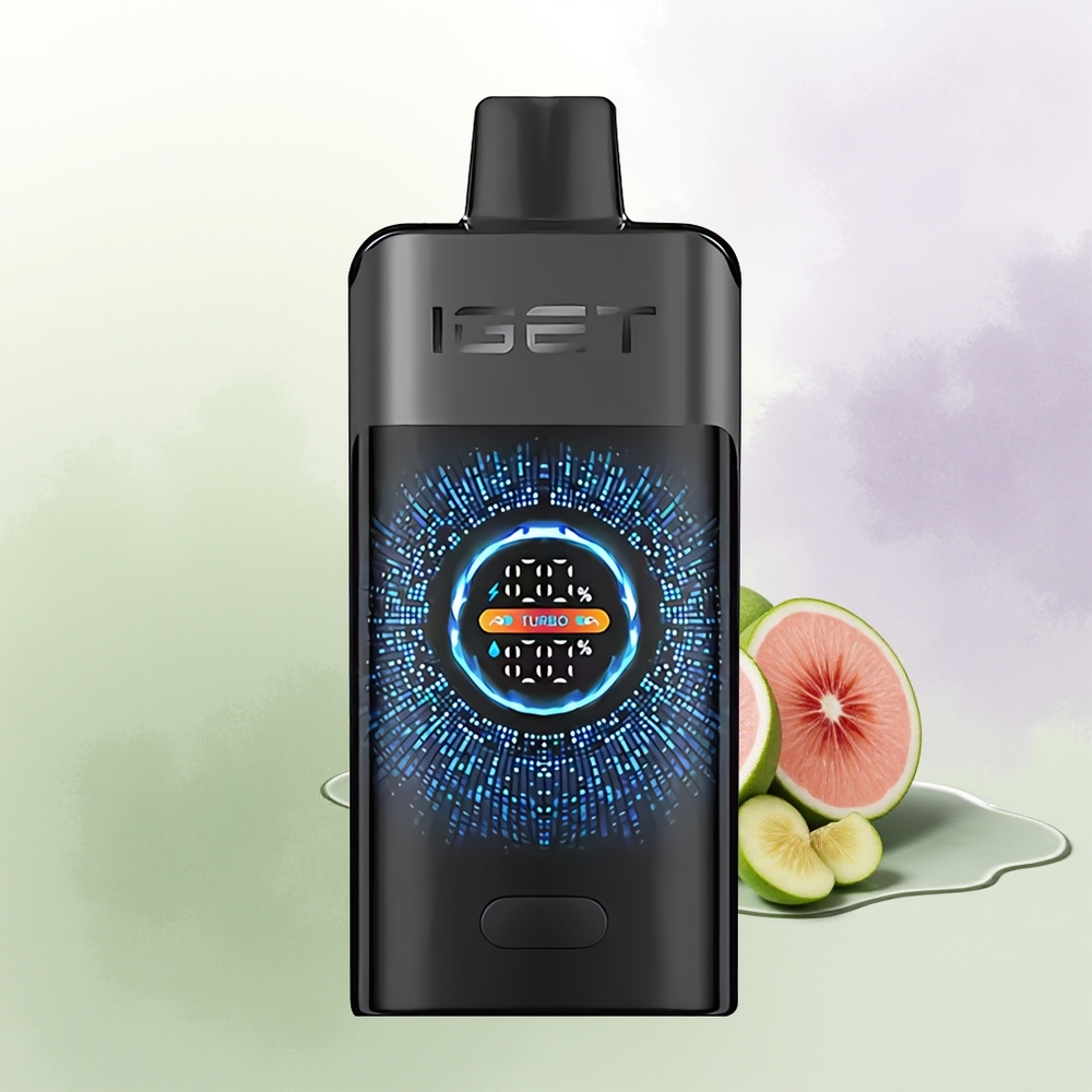IGET ONE 12000 Pūšu Vienreizējās Lietošanas Vape Melnā Meža Lielais Izliektais Krāsu Ekrāns un 2700 mAh Akumulators